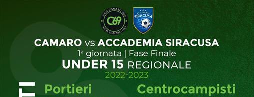 Fase finale regionale Under 15, il Camaro debutta in casa contro l